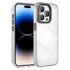 For iPhone 14 Pro Crystal TPU Hybrid PC Phone Case(Transparent) - 1