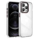 For iPhone 12 Pro Crystal TPU Hybrid PC Phone Case(Transparent) - 1