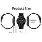 OVSEN H30 1.3 inch Round Color Screen Smart Watch, IP67 Waterproof, Support Sleep Monitoring/Two-way Anti-lost Etc, Silicone Strap Milanese Magnetic Steel Belt(Black) - 14