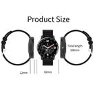 OVSEN H30 1.3 inch Round Color Screen Smart Watch, IP67 Waterproof, Support Sleep Monitoring/Two-way Anti-lost Etc, Silicone Strap Milanese Magnetic Steel Belt(Silver) - 15