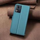 For Motorola Moto E13 4G Square Texture Leather Phone Case(Green) - 3