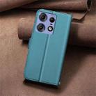 For Motorola Edge 50 Pro 5G Square Texture Leather Phone Case(Green) - 3