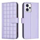 For Motorola Moto G13 4G / G23 4G / G53 5G Square Texture Leather Phone Case(Purple) - 1