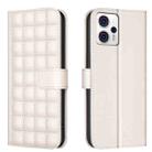 For Motorola Moto G13 4G / G23 4G / G53 5G Square Texture Leather Phone Case(Beige) - 1