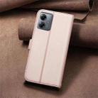 For Motorola Moto G14 4G / G54 5G EU Version Square Texture Leather Phone Case(Rose Gold) - 3