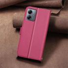 For Motorola Moto G14 4G / G54 5G EU Version Square Texture Leather Phone Case(Red) - 3
