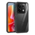 For Redmi Note 13 Pro 5G Global Acrylic+TPU Transparent Shockproof Phone Case(Black) - 1