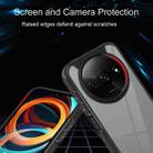 For Redmi A3 4G Acrylic+TPU Transparent Shockproof Phone Case(Black) - 3