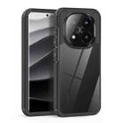 For Redmi Note 14 Pro 5G Acrylic+TPU Transparent Shockproof Phone Case(Black) - 1