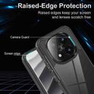 For Redmi Note 14 Pro 5G Acrylic+TPU Transparent Shockproof Phone Case(Black) - 3