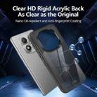 For Redmi Note 14 Pro 4G Acrylic+TPU Transparent Shockproof Phone Case(Black) - 2