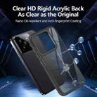 For Xiaomi 14 Acrylic+TPU Transparent Shockproof Phone Case(Black) - 2