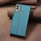 For Nokia C22 Square Texture Leather Phone Case(Green) - 3