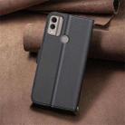 For Nokia C22 Square Texture Leather Phone Case(Black) - 3