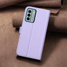 For Nokia G22 Square Texture Leather Phone Case(Purple) - 3