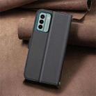 For Nokia G22 Square Texture Leather Phone Case(Black) - 3
