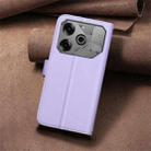 For Tecno Pova 6 / 6 Pro 5G Square Texture Leather Phone Case(Purple) - 3