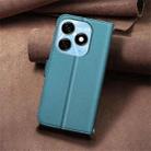 For Tecno Spark 20 Square Texture Leather Phone Case(Green) - 3