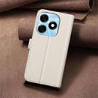 For Tecno Spark 20 Square Texture Leather Phone Case(Beige) - 3