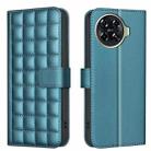 For Tecno Spark 20 Pro+ Square Texture Leather Phone Case(Green) - 1