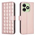 For Tecno Spark Go 2024 / 20C / Pop 8 Square Texture Leather Phone Case(Rose Gold) - 1