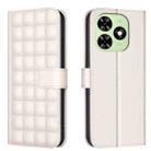 For Tecno Spark Go 2024 / 20C / Pop 8 Square Texture Leather Phone Case(Beige) - 1