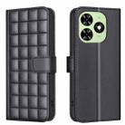 For Tecno Spark Go 2024 / 20C / Pop 8 Square Texture Leather Phone Case(Black) - 1