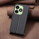 For Tecno Spark Go 2024 / 20C / Pop 8 Square Texture Leather Phone Case(Black) - 3