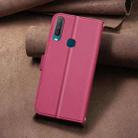 For vivo Y11 / Y15 / Y12 / Y17 Square Texture Leather Phone Case(Red) - 3