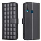 For vivo Y11 / Y15 / Y12 / Y17 Square Texture Leather Phone Case(Black) - 1