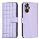 For vivo Y27 4G Square Texture Leather Phone Case(Purple) - 1