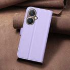 For vivo Y27 4G Square Texture Leather Phone Case(Purple) - 3