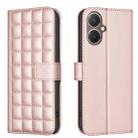 For vivo Y27 4G Square Texture Leather Phone Case(Rose Gold) - 1