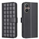 For vivo Y27 4G Square Texture Leather Phone Case(Black) - 1