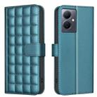 For vivo Y78 5G / Y36 Square Texture Leather Phone Case(Green) - 1