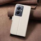 For vivo Y78 5G / Y36 Square Texture Leather Phone Case(Beige) - 3