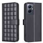 For vivo Y78 5G / Y36 Square Texture Leather Phone Case(Black) - 1