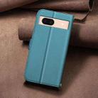 For Google Pixel 8a Square Texture Leather Phone Case(Green) - 3