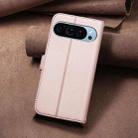 For Google Pixel 9 Square Texture Leather Phone Case(Rose Gold) - 3