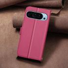 For Google Pixel 9 Square Texture Leather Phone Case(Red) - 3