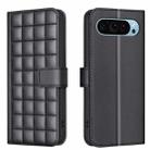 For Google Pixel 9 Square Texture Leather Phone Case(Black) - 1