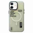 For iPhone 12 Frosted Metal Lens Protection Frame MagSafe Phone Case(SYSTEM) - 1