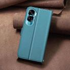 For Honor 90 Lite / X50i Square Texture Leather Phone Case(Green) - 3