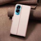 For Honor 90 Lite / X50i Square Texture Leather Phone Case(Rose Gold) - 3