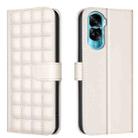 For Honor 90 Lite / X50i Square Texture Leather Phone Case(Beige) - 1