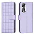 For Honor 90 Pro Square Texture Leather Phone Case(Purple) - 1