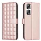 For Honor 90 Pro Square Texture Leather Phone Case(Rose Gold) - 1