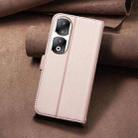 For Honor 90 Pro Square Texture Leather Phone Case(Rose Gold) - 3