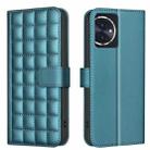 For Honor 100 Square Texture Leather Phone Case(Green) - 1