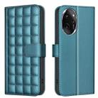 For Honor 100 Pro Square Texture Leather Phone Case(Green) - 1